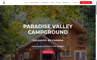 Paradise Valley Campgrounds website