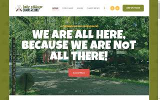 Lake Village Campground website