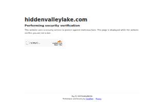 Hidden Valley Lake website