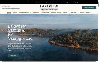 Lakeview Campground website