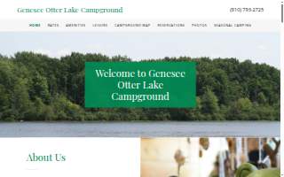 Genesee-otter Lake Campgrounds website