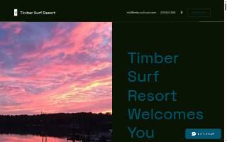 Timber Surf Camping Resort website