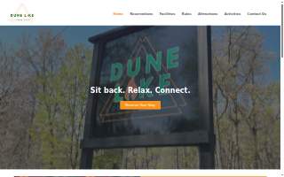 Dune Lake Campground website