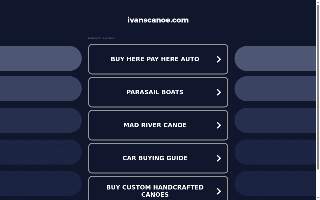 Ivan's Canoe Rental website