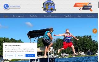 Gateway Park Campground website