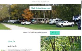 Maple Springs Campground Inc website