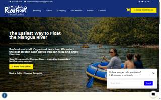 Riverfront Campground website