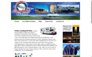 Forbes Landing Rv Park website