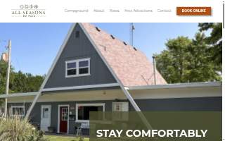 All Seasons Rv Park Inc website