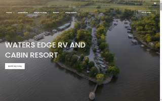 Water's Edge Rv Resort website