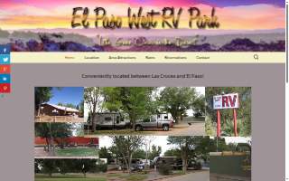 El Paso West Rv Park website
