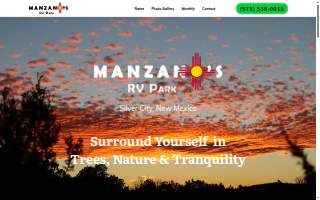 Manzano's Rv Park website