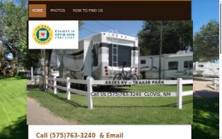 Akers Rv & Trailer Park website