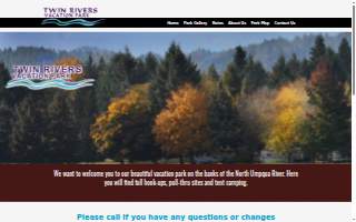 Twin Rivers Vacation Park website