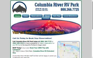 Columbia River Rv Park website