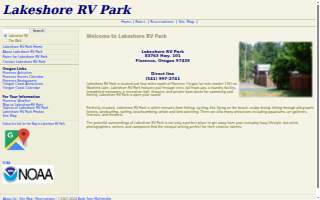 Lakeshore Trailer Park website