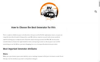 Glenyan Rv Park & Campground website