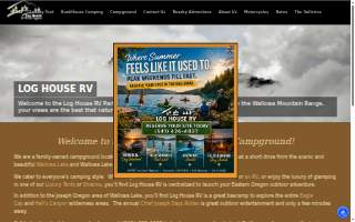 Log House Rv Park website