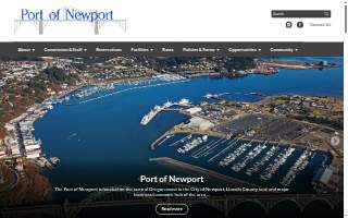 Port Of Newport Marina & Rv website