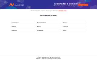 Osprey Point Rv Resort website
