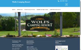 Wolfs Camping Resort website