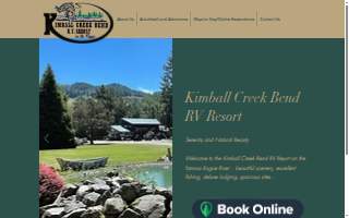 Kimball Creek Bend Rv Resort website