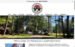 Wakeda Campgrounds Llc website