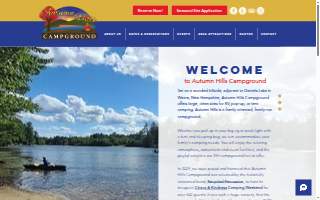 Autumn Hills Campground website