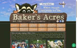 Baker's Acres Campground Inc website