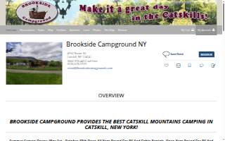 Brookside Campgrounds website