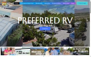 Preferred Rv Resorts website