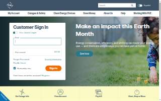 Portland General Electr website