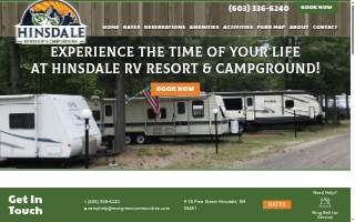 Hinsdale Campground website