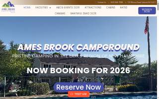 Ames Brook Campground website