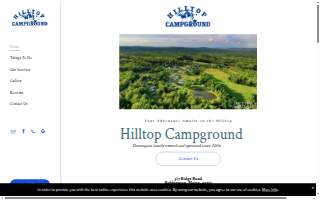 Hilltop Campground website