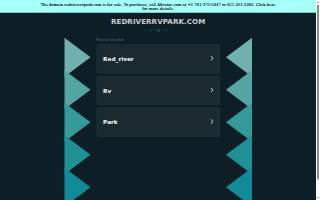 Red River Rv Park website