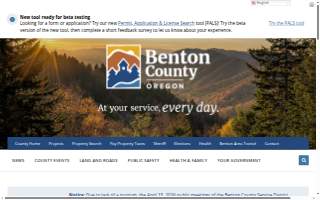 Benton County Information Resources website
