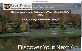 Bear Ridge Camp Ground website