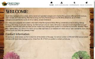 Quiet Oaks Campground website