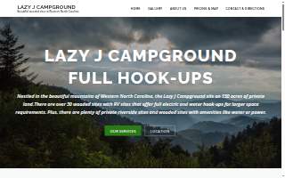 Lazy J Campground website