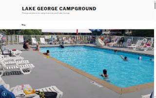Lake George Campground website