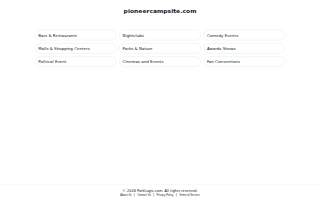Pioneer Camp Site website