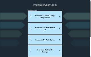 Interstate Rv Park website