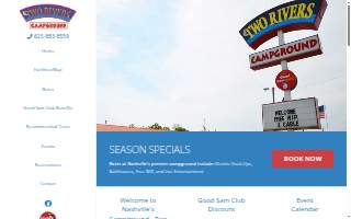 Two River Campground website