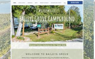Baileys Grove Travel Park website