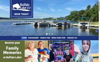 Buffalo Lake Camping Resort website