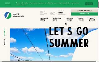 Spirit Mountain Campground website