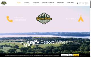 Green Lake Campground website