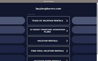 Lazy Longhorn Rv Park website