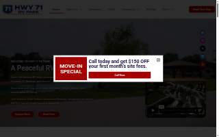 Highway 71 Rv Park website